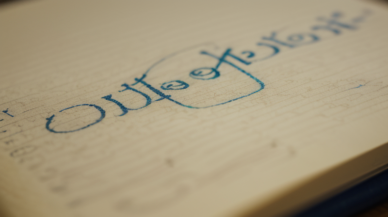 Dream journal with mystical symbols